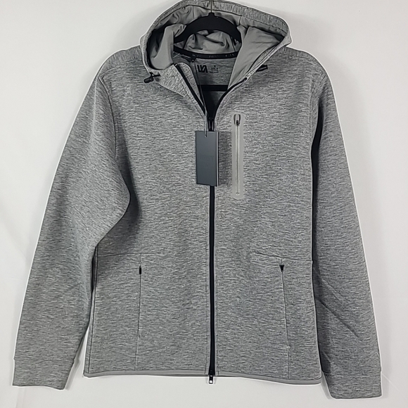 NEW VRST Men’s Pinnacle Full Zip Gray Jacket Sz S Retail $84 NWT - Picture 1 of 6